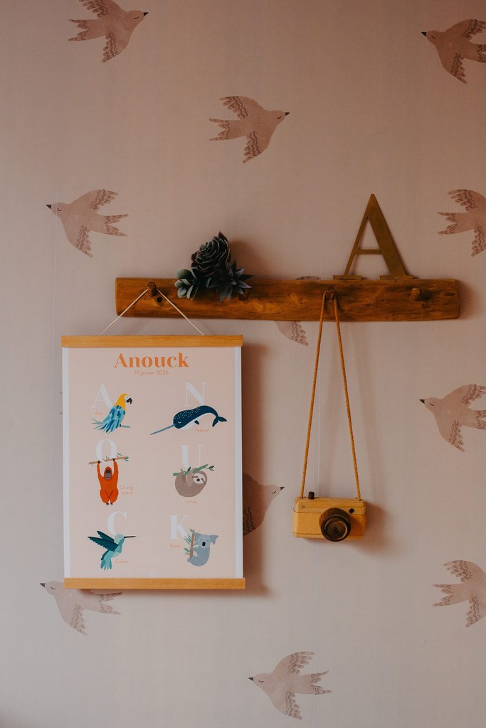 Affiche personnalisée prénom et animaux