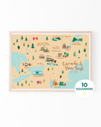 Affiche voyage personnalisée