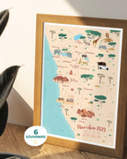 Affiche voyage personnalisée