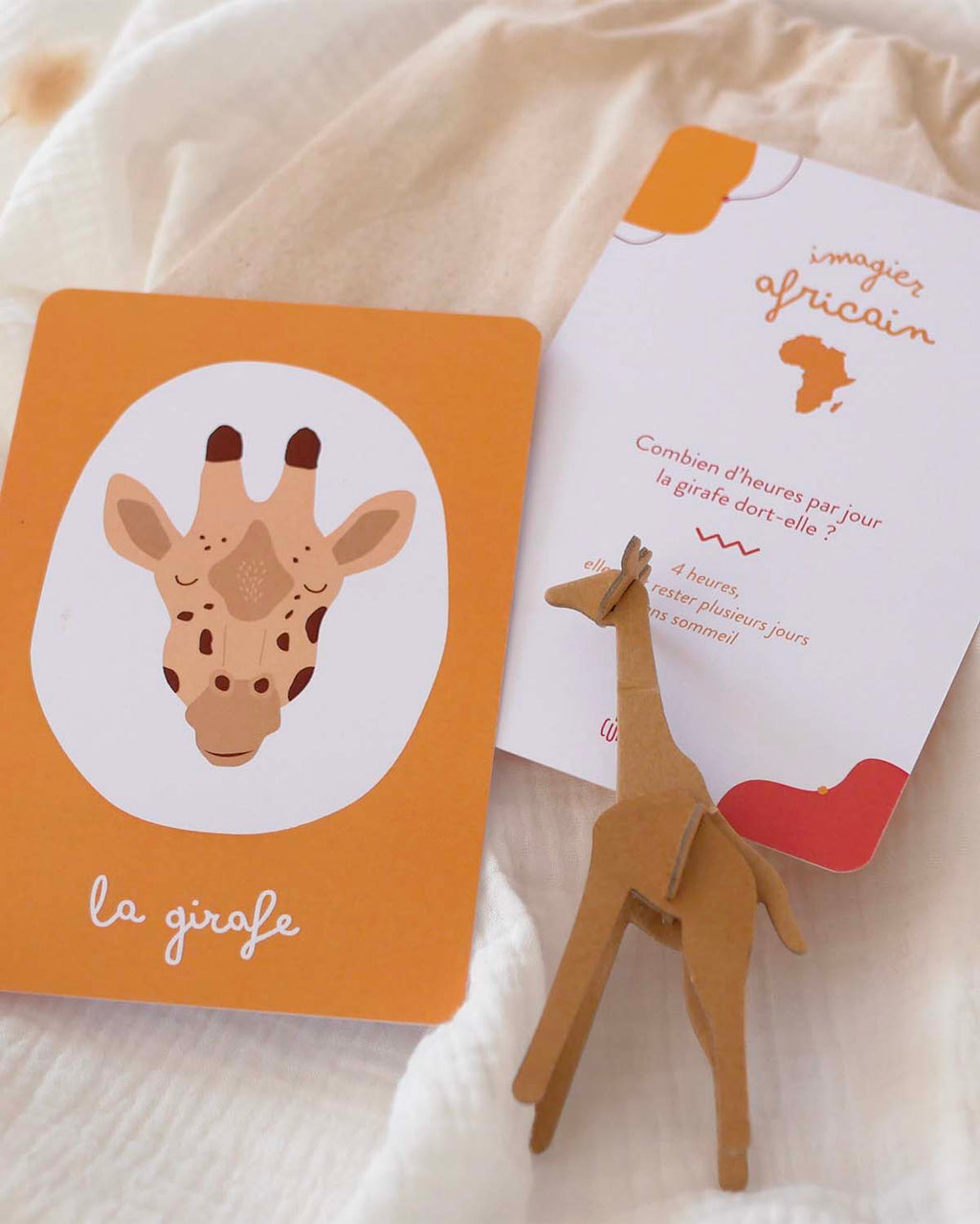 Imagier Afrique jeu cartes enfants fait en France 