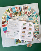Jeu d'aventure Merveilles du Monde, jeu de l'oie original enfant, jeu éco-conçu et fabriqué en France