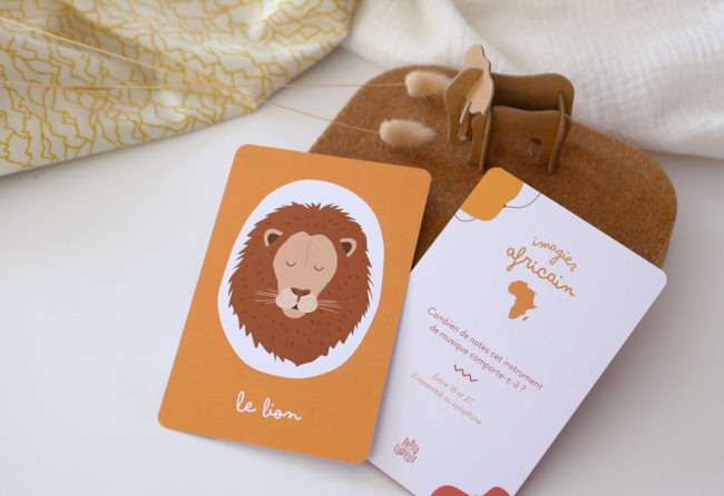 imagier afrique enfant lion éléphant