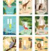 Affiche enfant naissance bébé prénom initiale