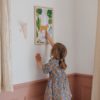 affiche naissance prénom initiale personnalisée cadeau